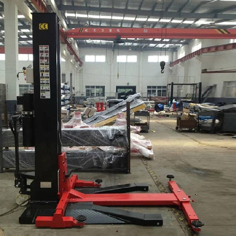 Movable Single post car lift load 2.5T lift height 1750mm