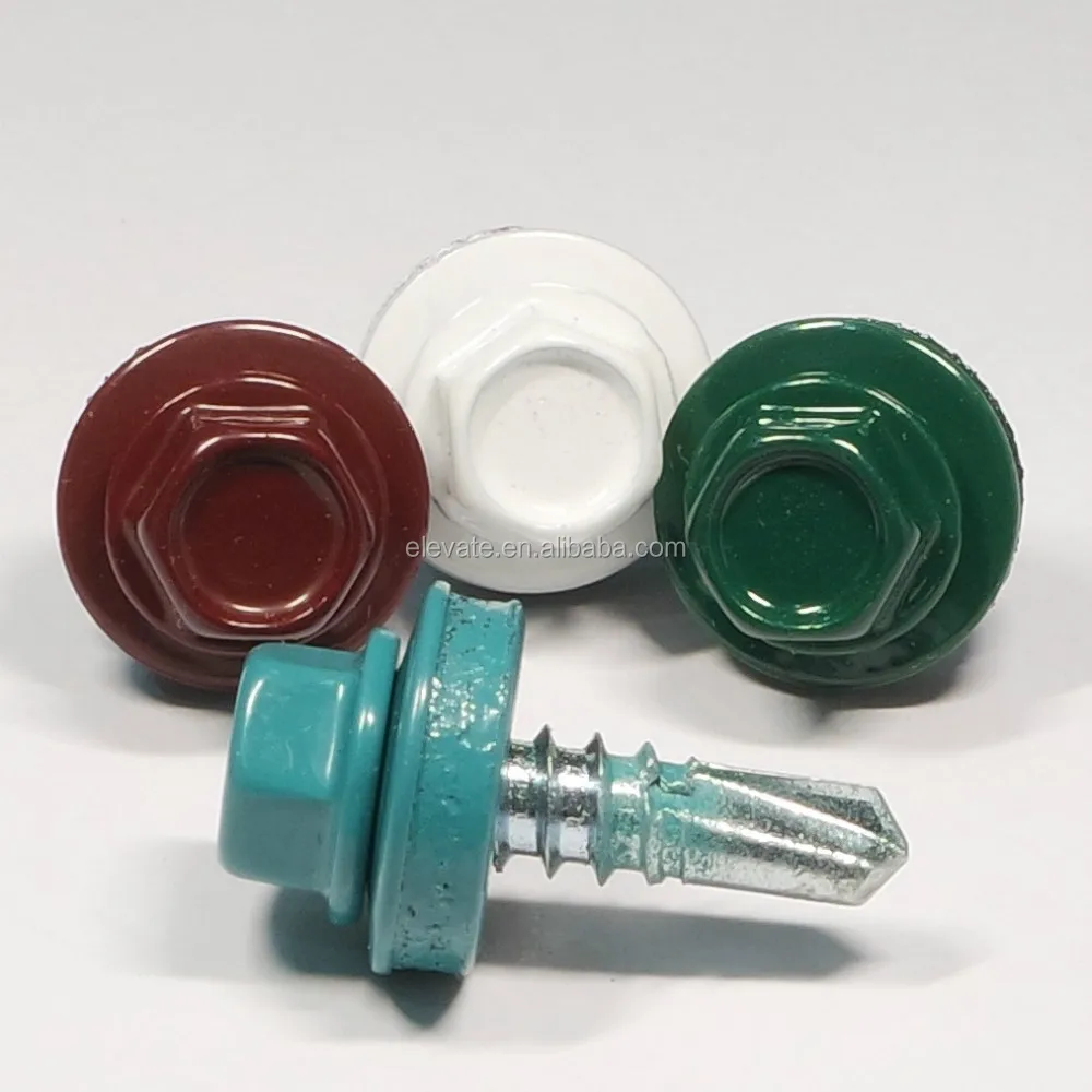 Hex Washer Head BSD Thread Bonded Washer Self Drilling Roofing Screw