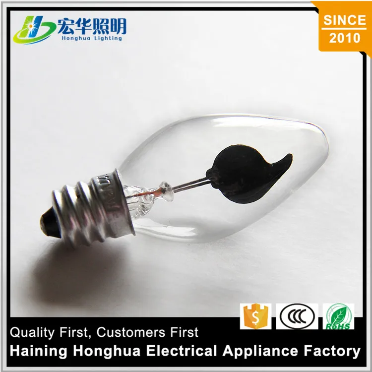 C7 E12 Effect Vintage Lamp Candlelight Flickering Flame Lamp