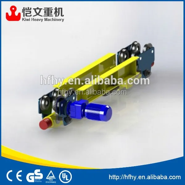 China manufacturer of electric overhead traveling End carriage for underhung underslung crane 5ton 3t 2t 1ton