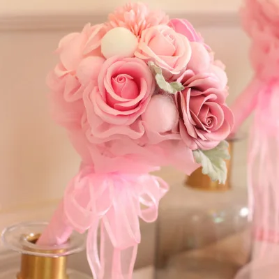 
ZH0445X Beautiful wedding bouquet High Quality Rose For Wedding Birthday Party Decorations 