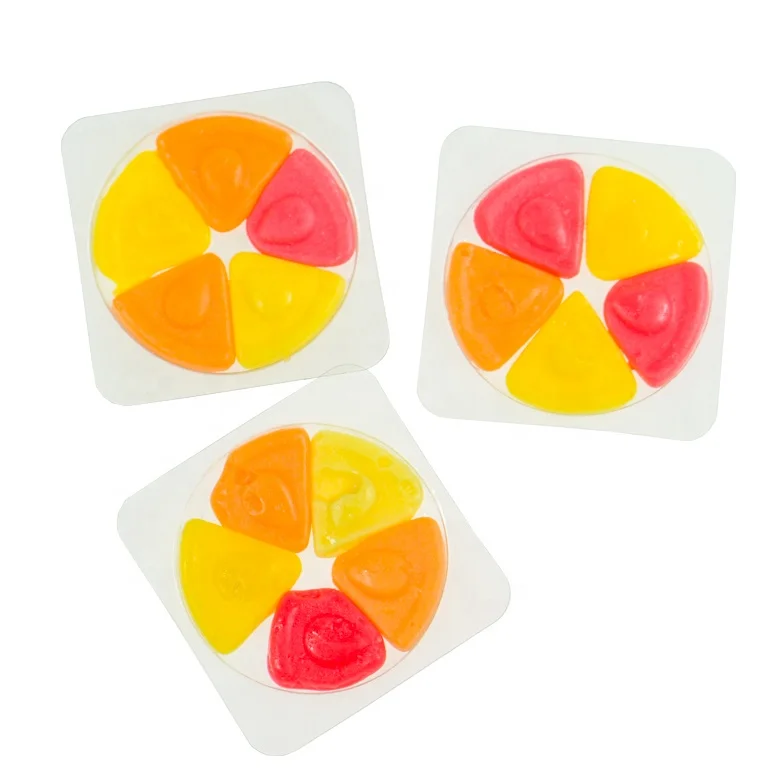 Заводская дешевая цена фаст пицца форма жевательные конфеты