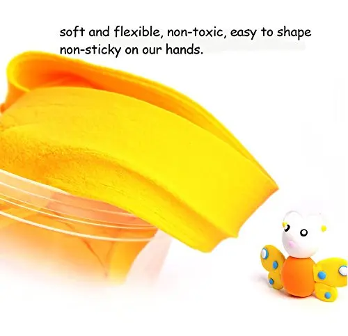 12/24/36 Colors Clay Set Ultra-light Safety DIY Air Dry Clay Modeling Magic with Tools for Children