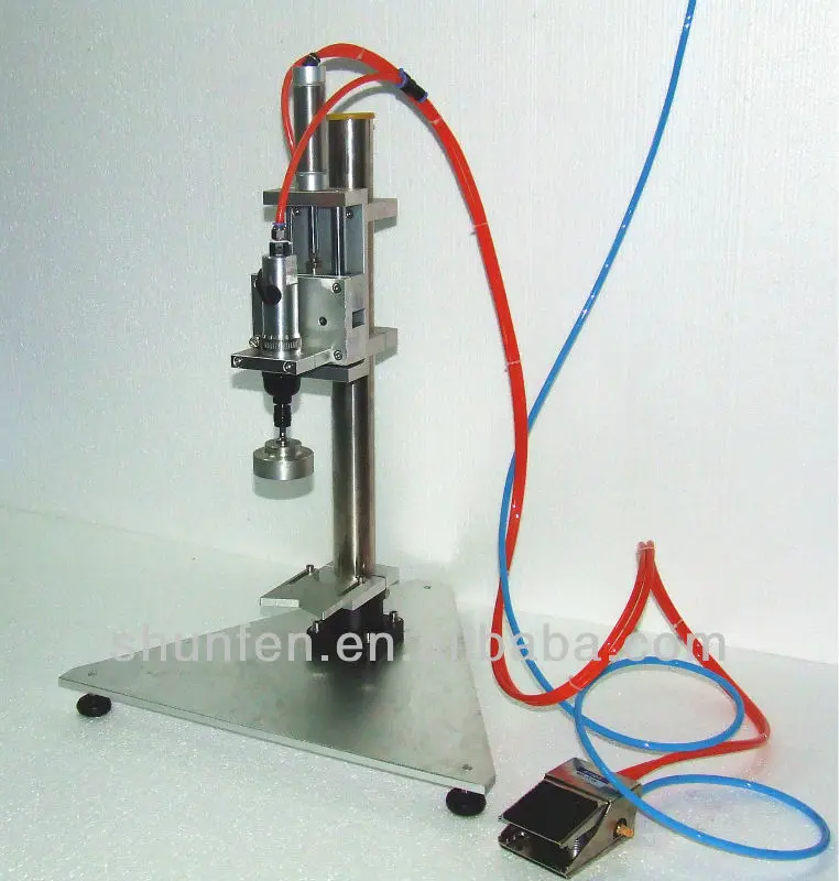 
(Free shipping) Benchtop Pneumatic Screw Capping Tightener (Desktop Pneumatic screw capping machine, pneumatic capper) 