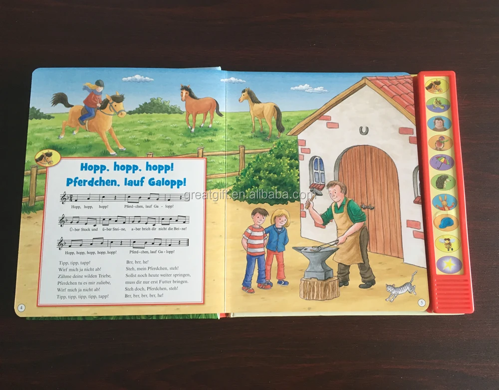 children sound board book button sound books