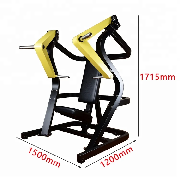 Commercial gym fitness  plate loaded seated chest press/chest press machine