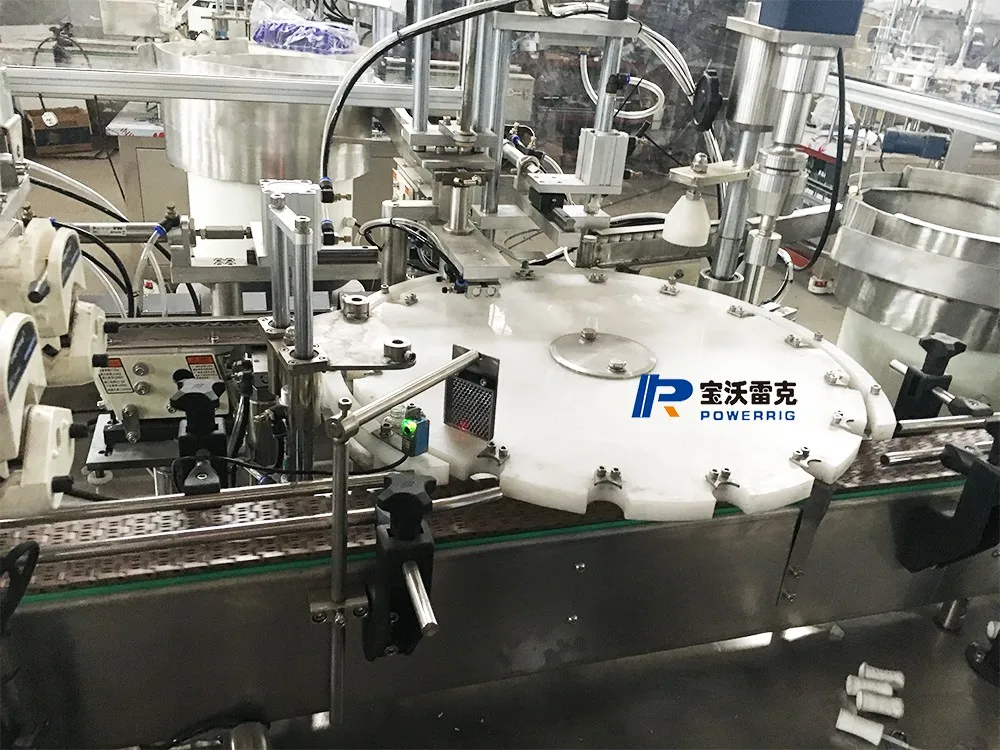 High viscosity small UV gel glue cosmetic nail polish remover glass bottle filling capping machine