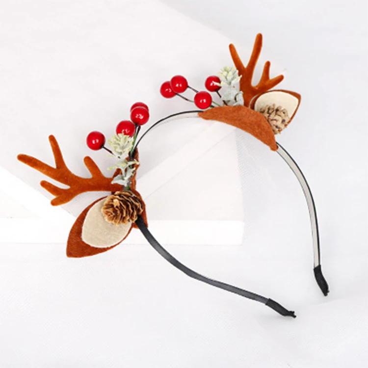 Child Head Buckle Headband Cartoon Christmas Headdress Snowman Party Christmas Headband
