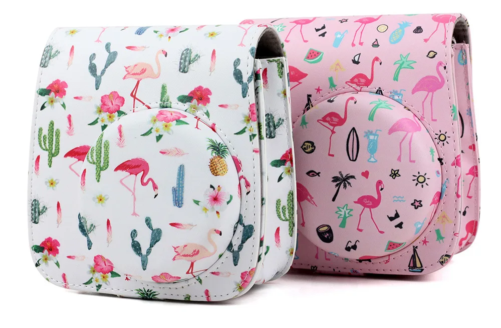 
Hot sale Mini film instant leather Case Travel Camera bag for fujifilm instax mini 8 camera 