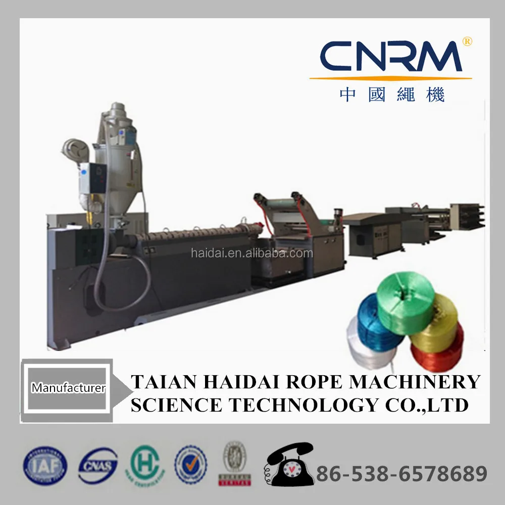 Высокая Эффективность PP Фибриллированных Пряжи Экструзионная Линия Для Продажи