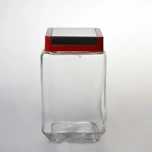 Christmas gift home glass storage jar jam jar honey jar used