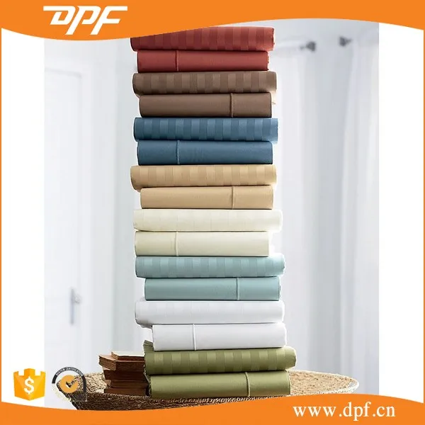 EGYPTIAN Cotton STRIPE FLat bed Sheet