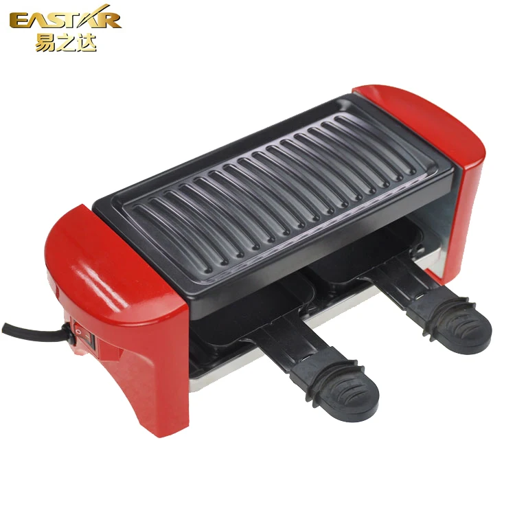 Home use barbecue Mini 2 person electric Raclette Grill