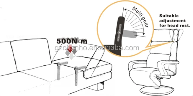 Adjustable Sofa Bed Hinges/Metal Corner Sofa Bracket Hinge