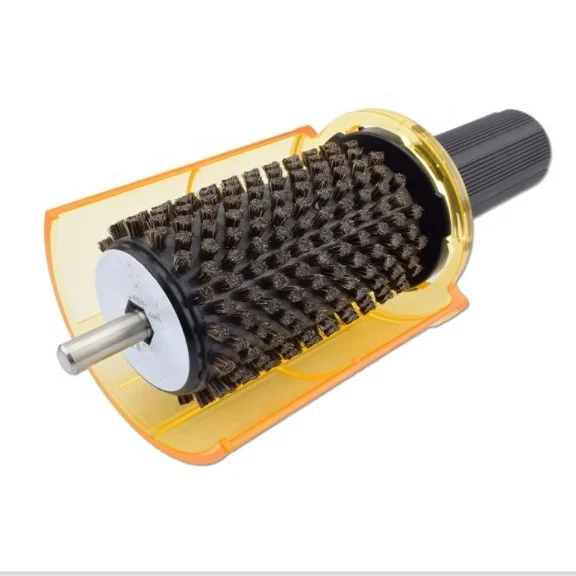 
100mm Hex Shaft Ski Roto Brush Ski Waxing brush 