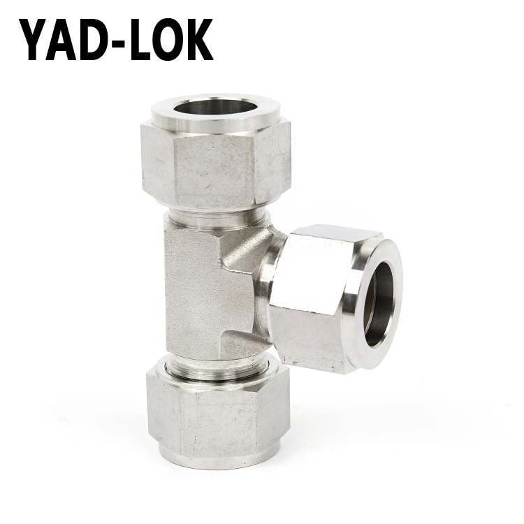 YAD-LOK Hot Product 2017 10000PSI Union Tee Joint Fittings Pipe Tube tube union elbow