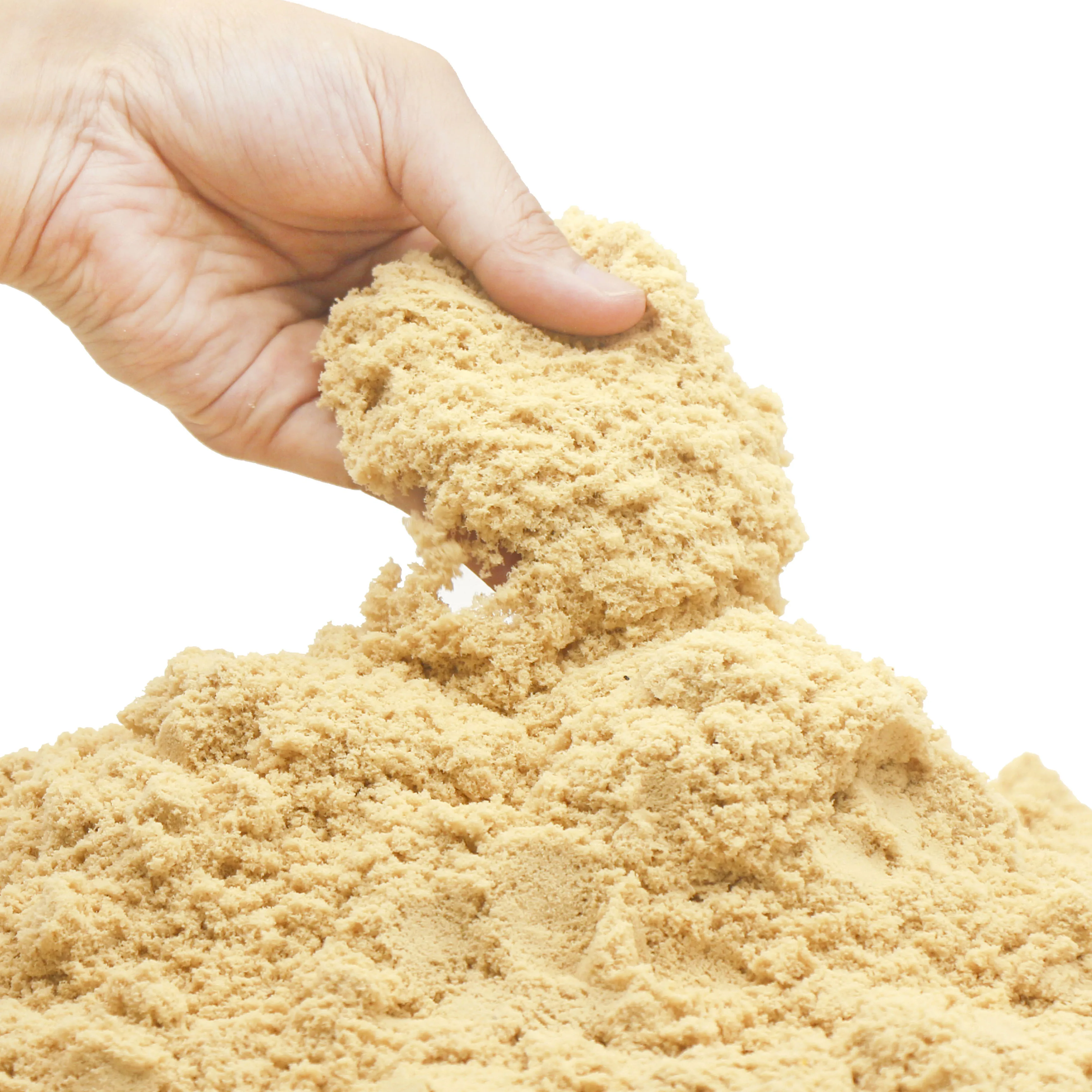 Customized educational non toxic DIY color sand toy set pack for making your own branded toy