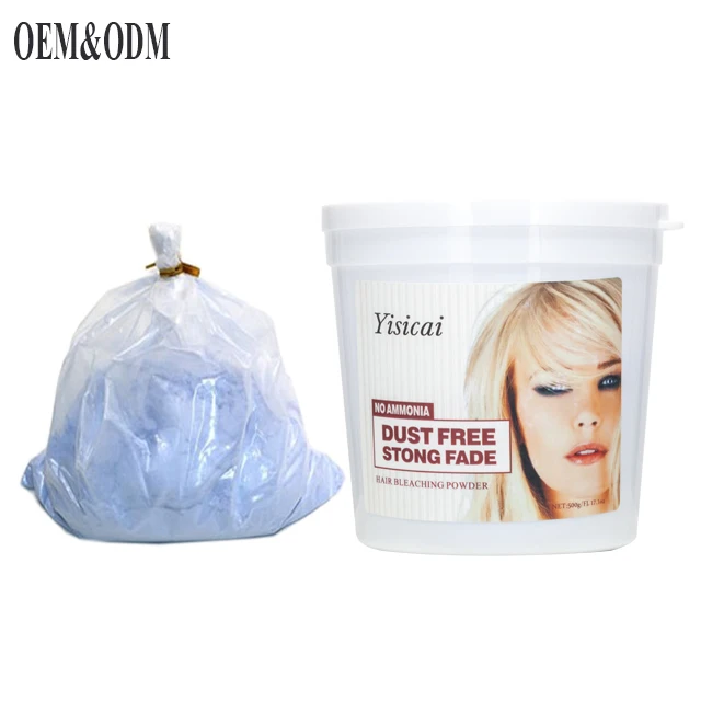 Price For Professional Protein Collagen Oxygen Chemical Components Of Lighener Dust Free Blue Hair Color Bleaching Powder