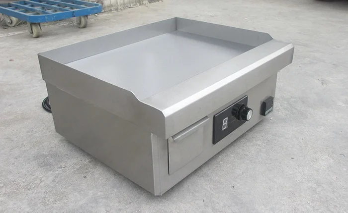 
5000w Stainless Steel Bbq Electric Flat Griddle for restaurant kitchen equipement 