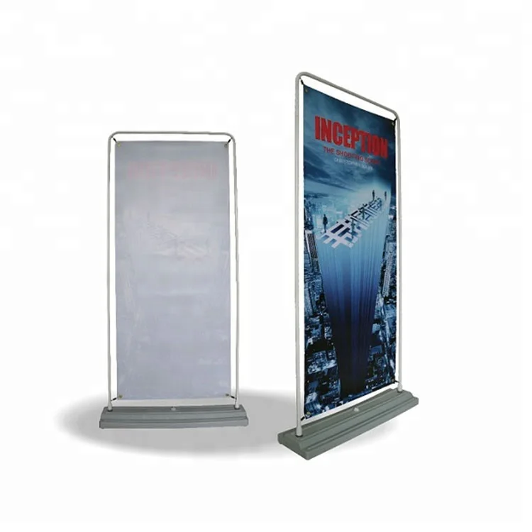 Advertising Door Frame Type Display Banner Stand With Waterbase