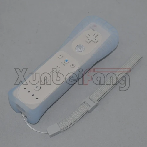 For wii controller set with silicone case and hand wrist