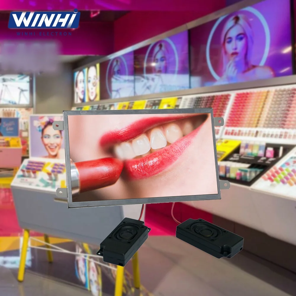 10.6in open frame see through lcd monitor video screen advertising display