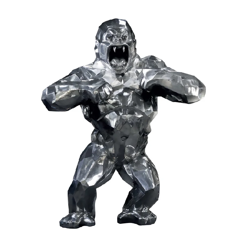 3D Wall Sculpture Factory Esculturas En Resina Resin Fiberglass Lion Head Sculpture