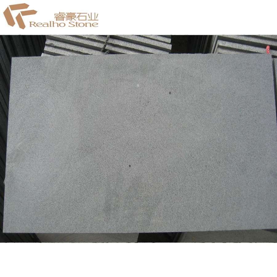 
Sawn Cut Surface Black Lava Volcanic Stone Granite With Cat Paws 