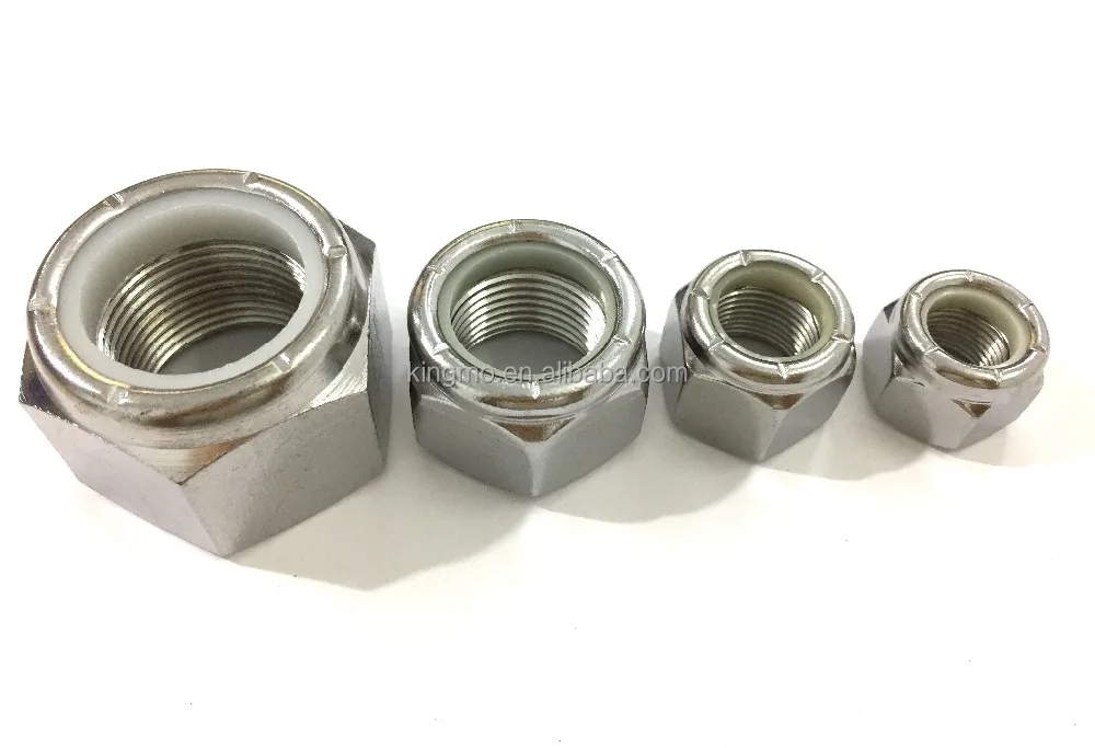 choice Galvanized lock nut anti-loose nut Best quality Nylon insert lock nut