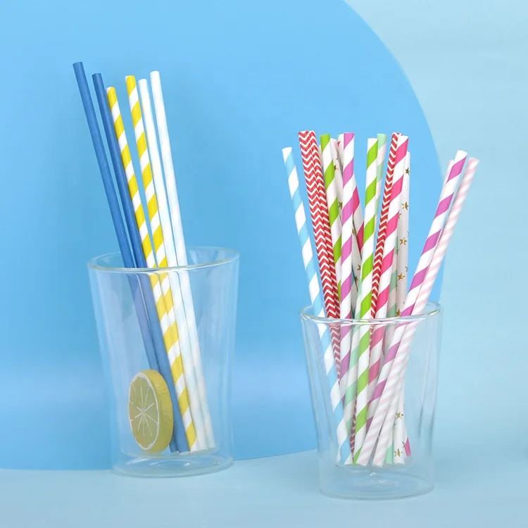 
Eco friendly disposable drinking paper straw 