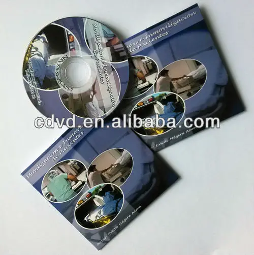 cd replication with printed cardboard sleeve packaging by shrinking wrapped