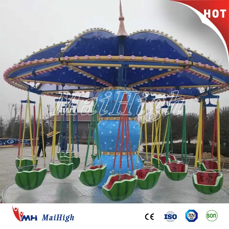Theme park rides equipment simple flying chair for sale