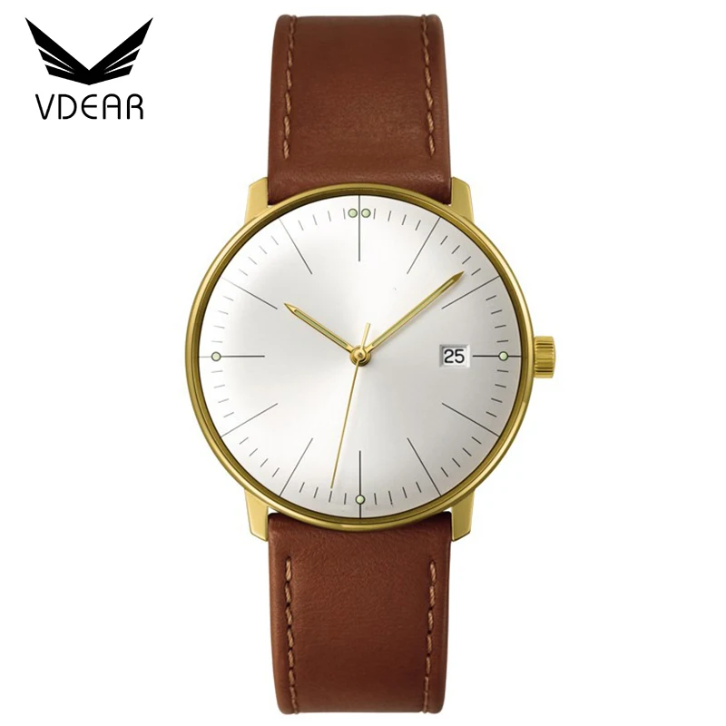 Fashion dome glass montres watches homme men femme stainless steel back golden watch for men