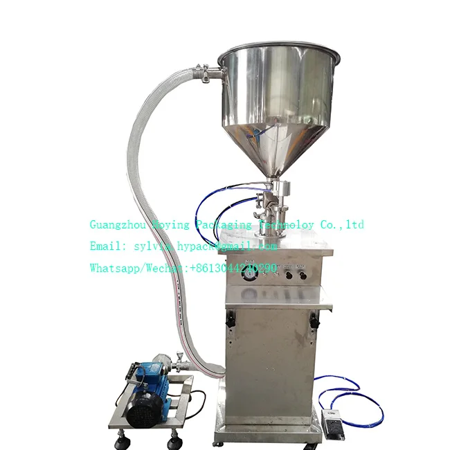 Машина для розлива жидкости в бутылки новейшего дизайна с малым поршневым насосом сиропом