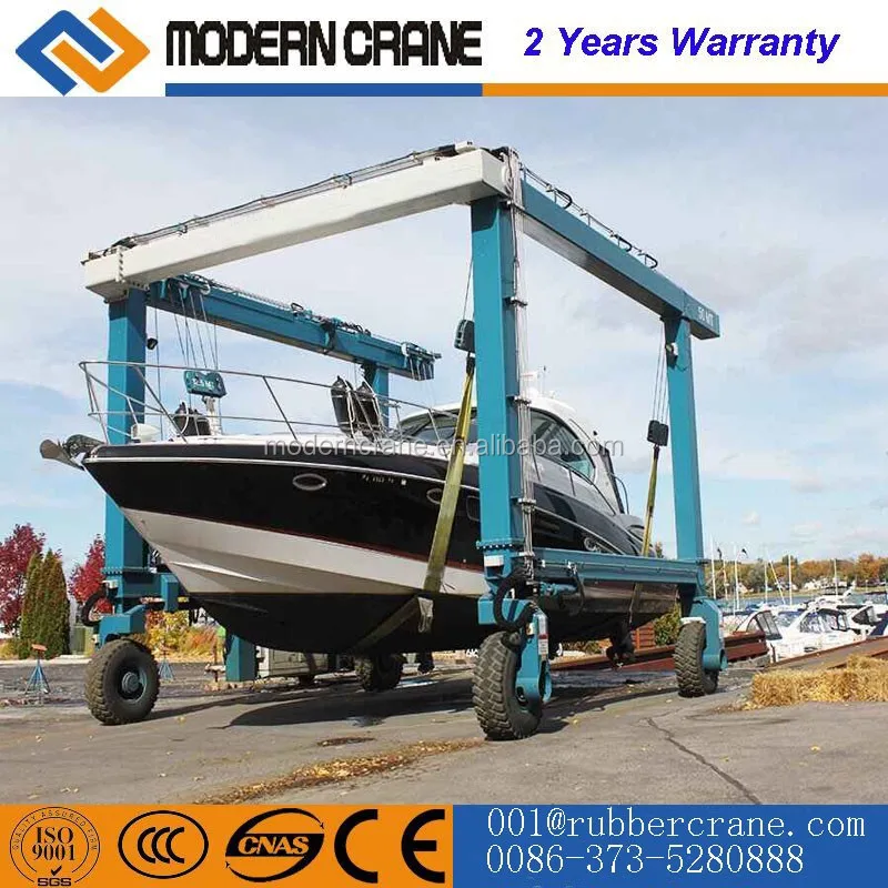 100T Heavy Boat Lifting Cranes Hot Sale