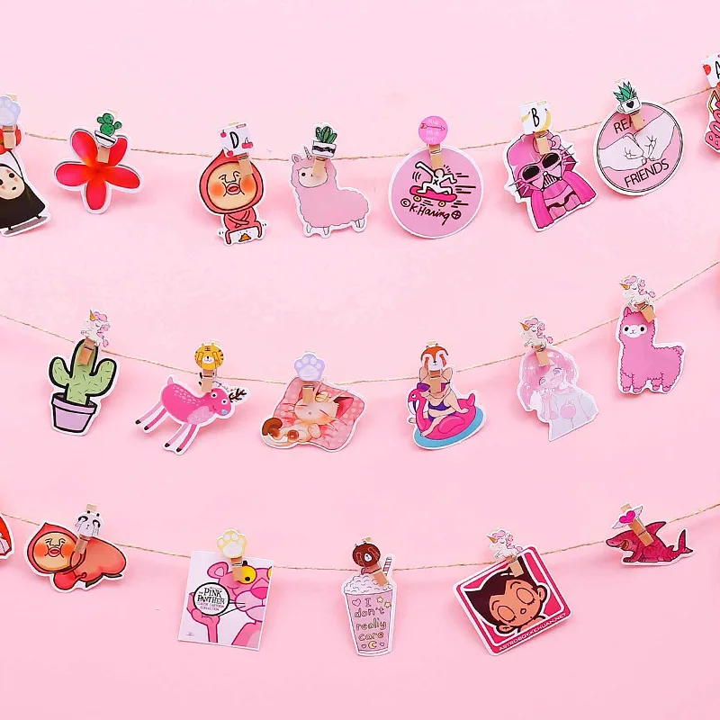 10pc/pack mini Natural Wooden Clips For Photo Clips Clothespin Craft Decoration Clips Pegs