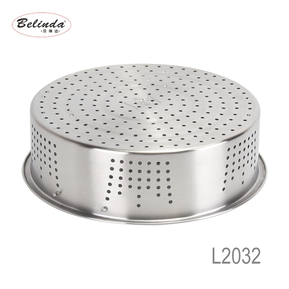 Portable Folding 18/8 Stainless Steel Steamer Basket with Handle