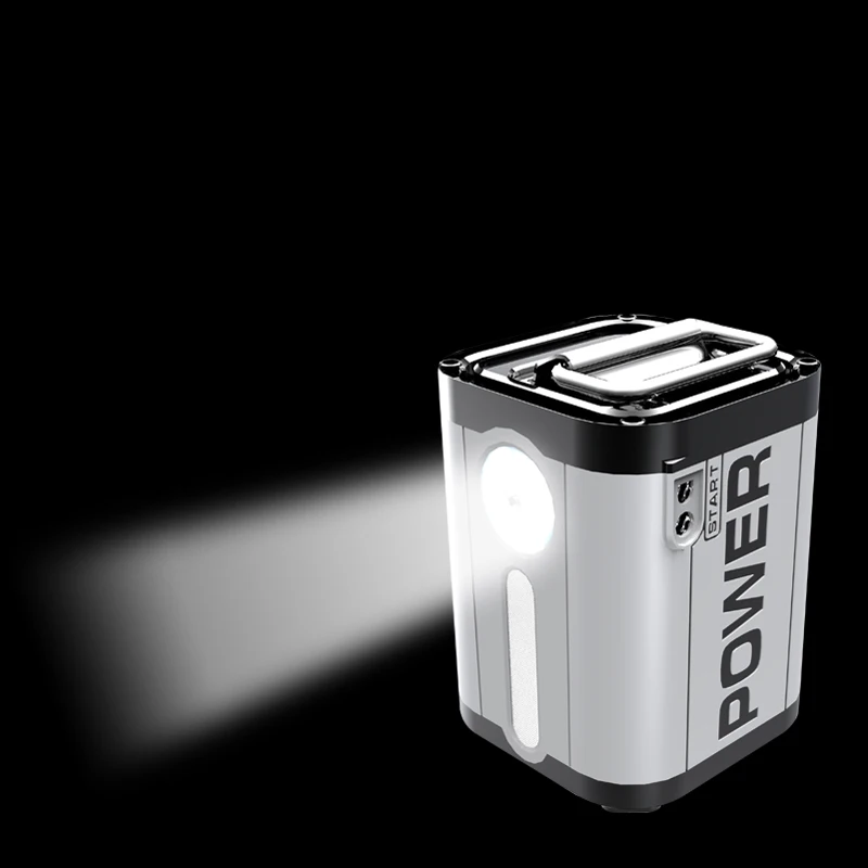 
Rechargeable solar power station for fire fighting portable device 