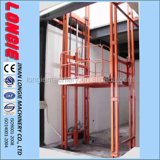 
LISJD1.0-4.5 Hydraulic outdoor goods elevator lift 