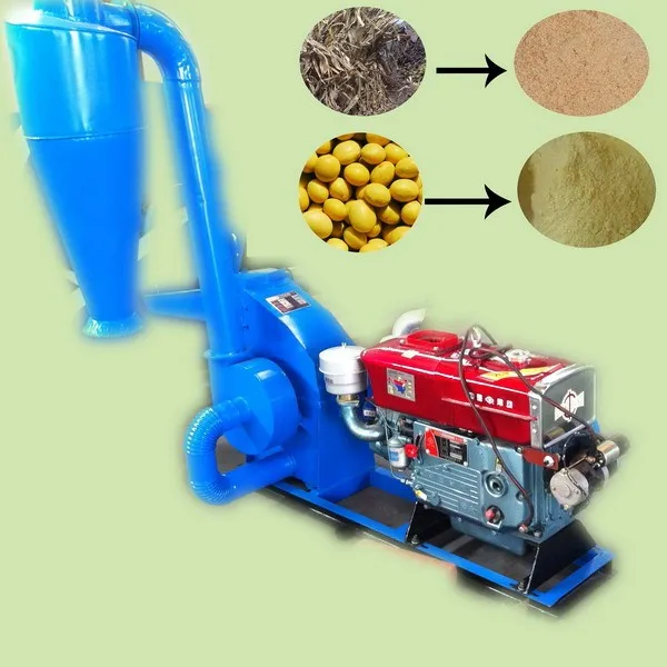 2hammer mill with diesel engine