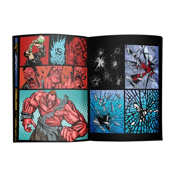 
chinese cheap printing adult comic book english 