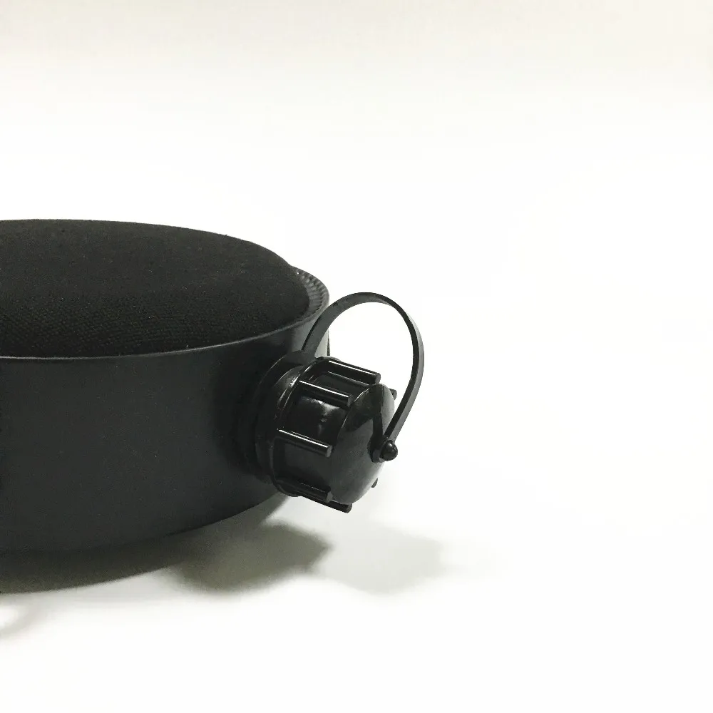 All back wholesale round canteen plastic water bottle with adjustable strap