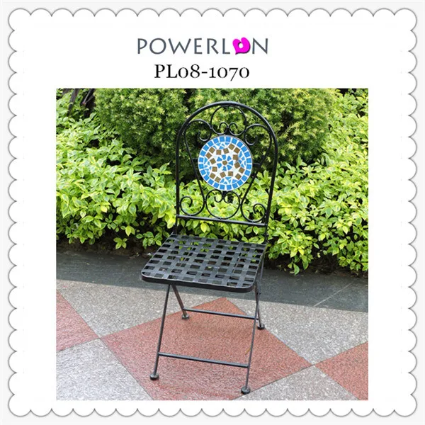 
Cheap Price Paint Color Folding Wrought Iron Garden Bistro Set Outdoor Furniture For Home Patio 