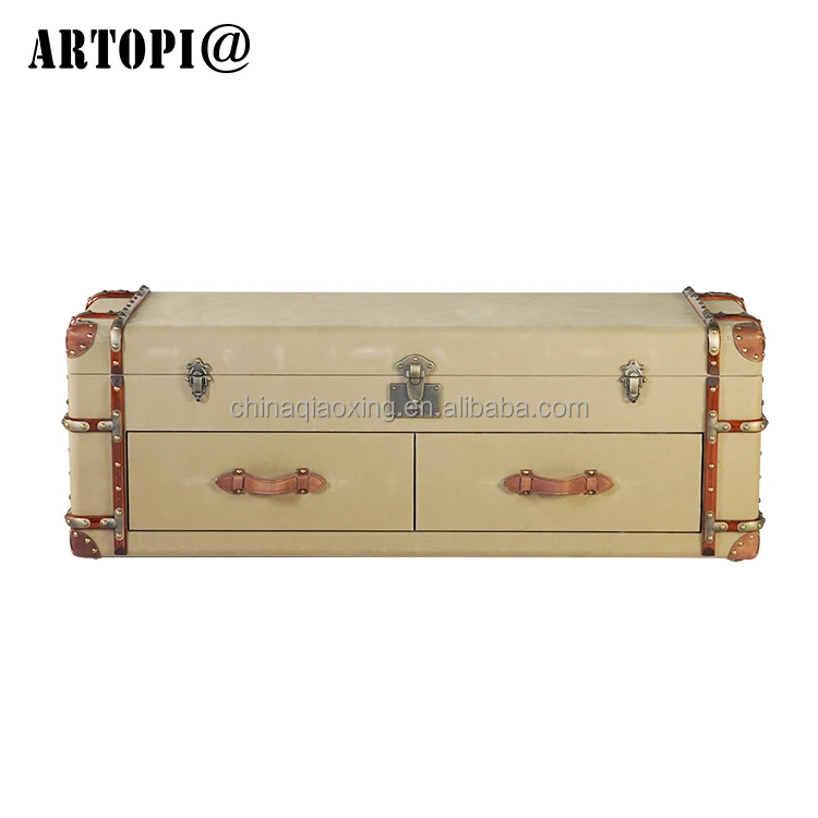 Оптовая продажа мебели для гостиной Винтаж хранения ткани груди телевизор настольная подставка с ящиками