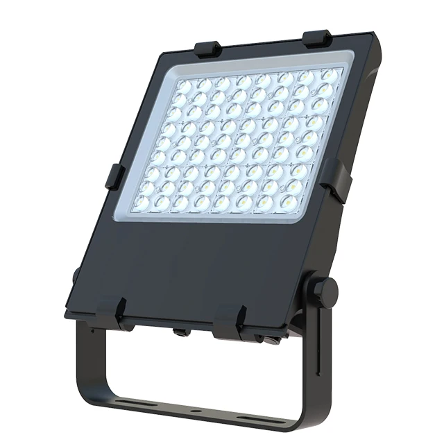 New design IP66 IK10 5 years warranty Indoor and Outdoor Stadium 100W LED FLood Light for basketball, badminton, tennis courts