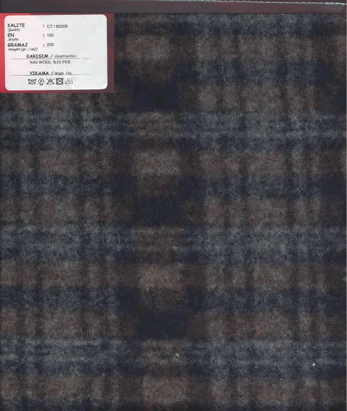 Wool blends outwear fabrics