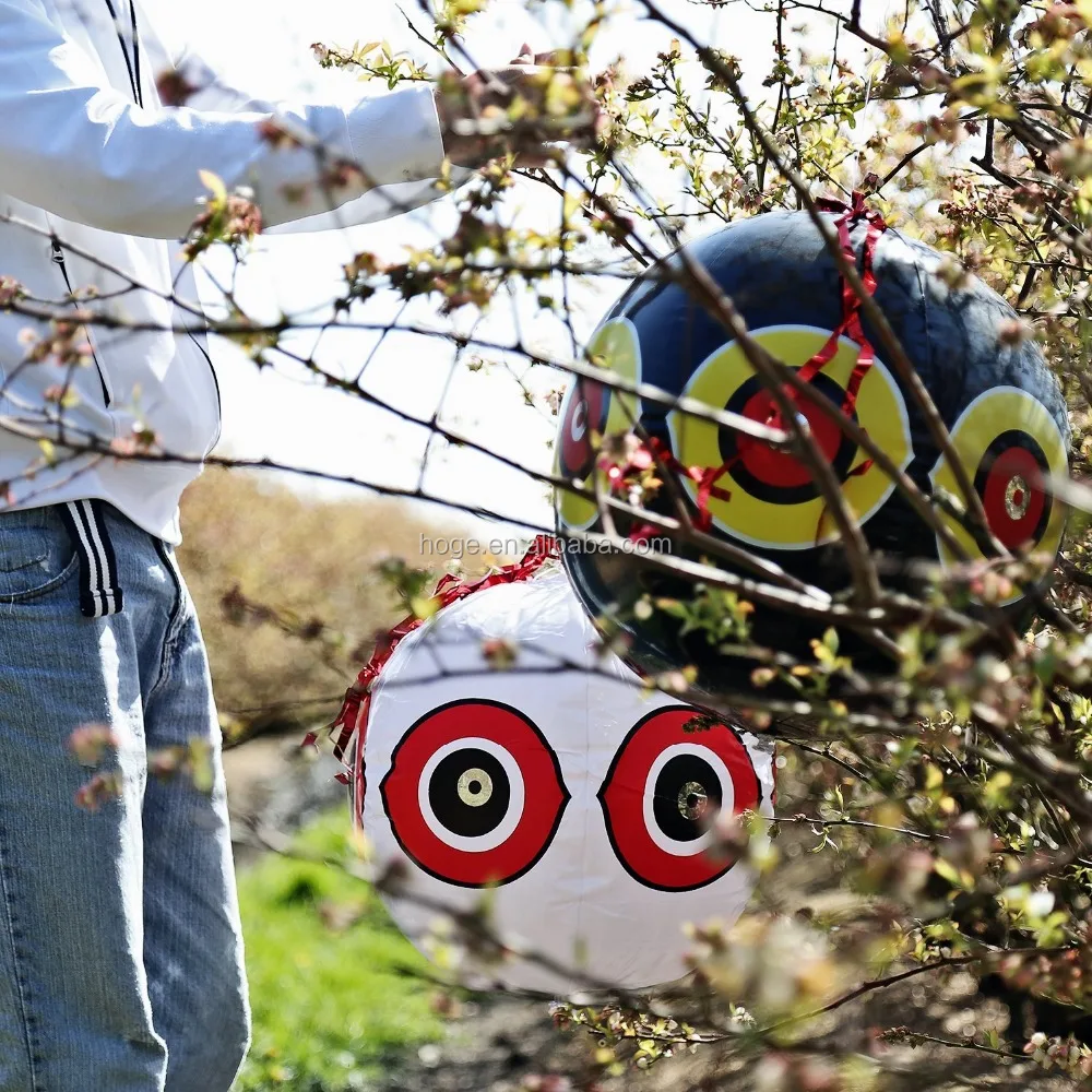 High Quality 40cm bird scare eye inflatable pvc balloon beach ball for scaring bird