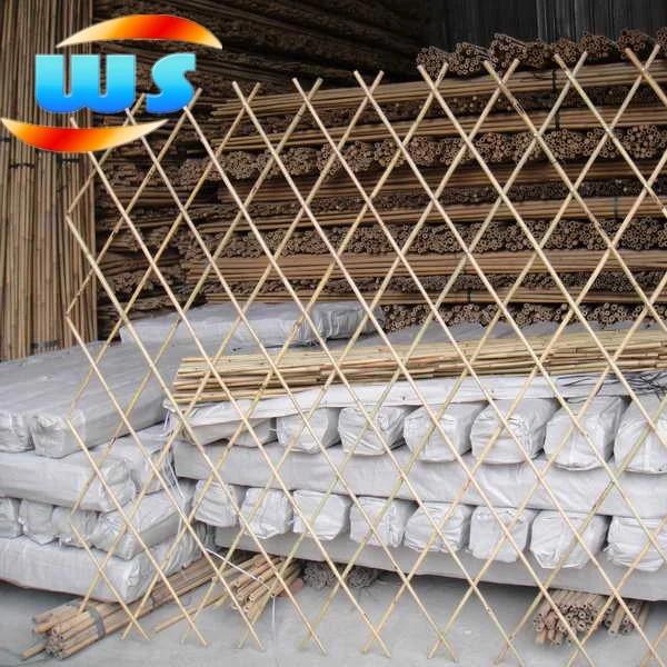 Natural  bamboo fence for garden decoration
