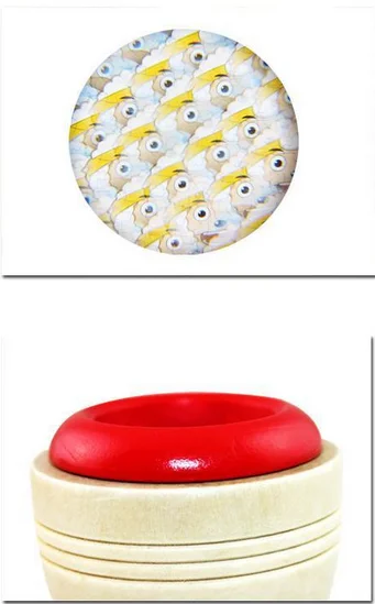 Лучшая образовательная игрушка подарок для детей деревянный материал наружный телескоп рекламный объектив Мини калейдоскоп для продажи