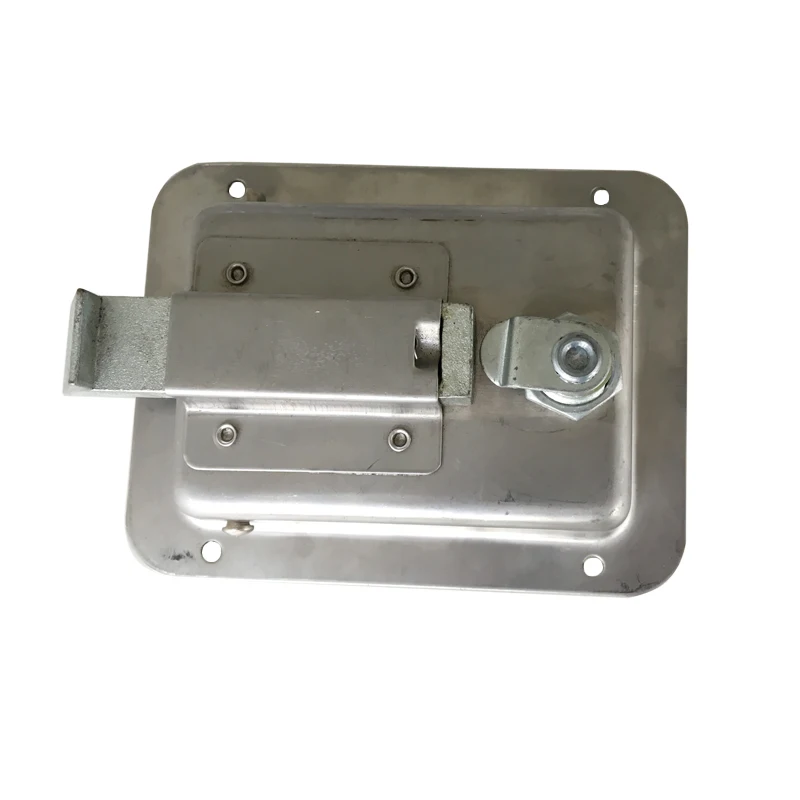 304 Stainless Steel Trailer Tool Box Door Lock Flush Recessed Paddle Lock Slam Latch For Truck